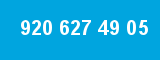 920 627 49 05 920 627 49 05